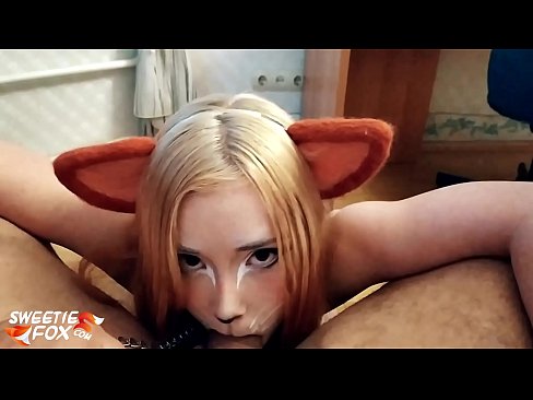 ❤️ Kitsune norīt penis un sperma viņas mutē Porno pie mums ❤